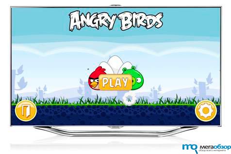 Angry Birds теперь и для телевизоров Samsung Smart TV width=