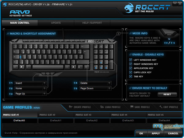 Обзор Roccat Arvo: мини-клавиатура для геймеров width=
