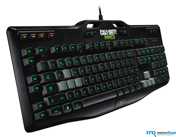 Игровая клавиатура и мышь Logitech для игры Call of Duty: Modern Warfare 3 width=