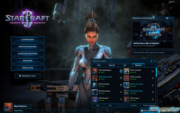 В StarCraft II: Heart of the Swarm будет система кланов width=