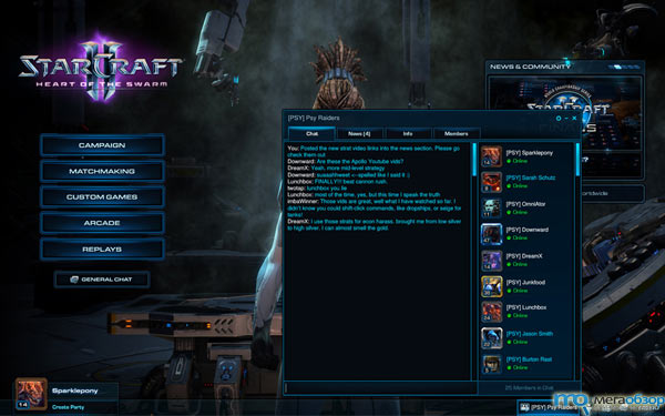 В StarCraft II: Heart of the Swarm будет система кланов width=