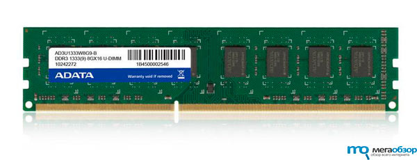ADATA DRAM модули памяти DDR3-1600 8 Гб width=