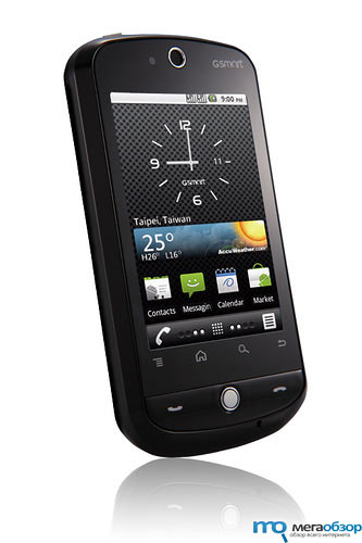 Gigabyte GSmart G1345 первый смартфон 2SIM в России на Google Android 2.3 width=