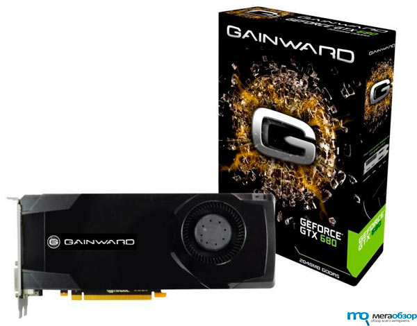 Gainward GeForce GTX 680 2048MB первая видеокарта архитектуры Kepler width=