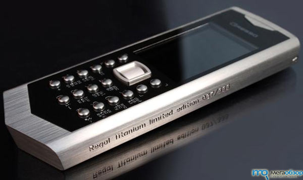 Gresso Regal Titanium телефон в титановом корпуса за 4500$ width=