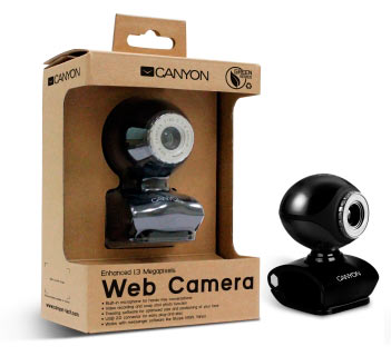 CANYON CNF-WCAM01B и CNF-WCAM02B экологичные веб-камеры width=