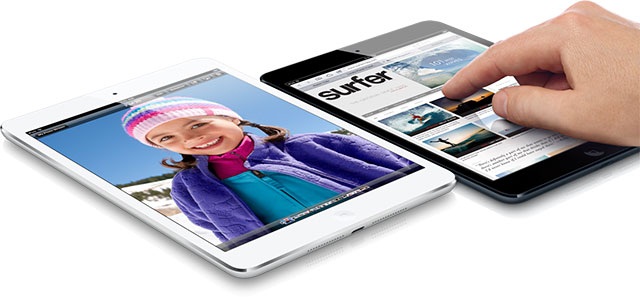 Apple iPad mini конкурент Google Nexus 7 или Amazon Kindle Fire HD width=