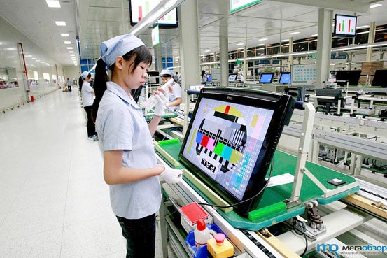 Китай занял третье место на рынке производства ЖК-панелей width=