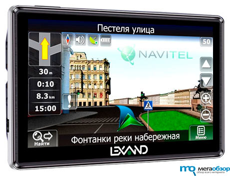Lexand STR-5350 HD+: навигатор с экраном «высокой четкости» и модулем Bluetooth width=