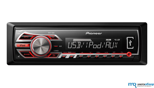 Pioneer MVH-150UB и MVH-150UI магнитолы совместимые с iPod/iPhon, Android и USB 3 width=