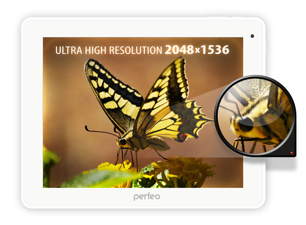 Планшет Perfeo 9726-RT с дисплеем ультра-высокого разрешения и емким аккумулятором width=