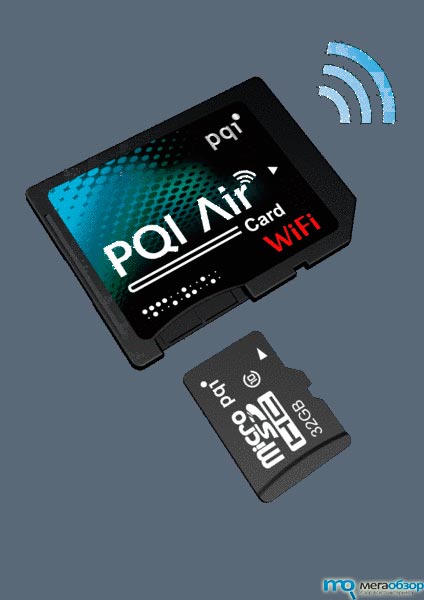 Air Card от PQI - карта SD с функцией Wi-Fi width=