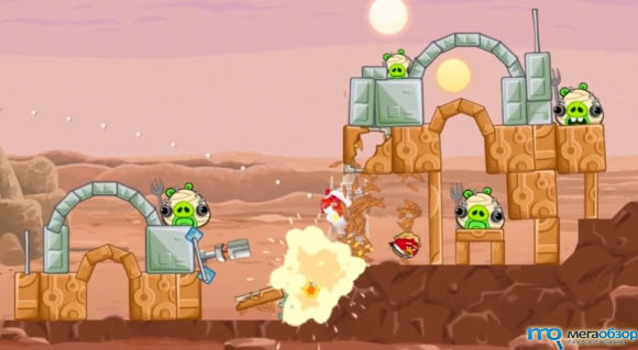 Геймплейный трейлер Angry Birds Star Wars за день до выхода игры width=
