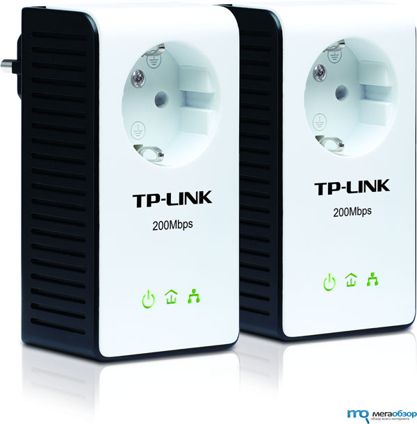 TP-LINK Powerline адаптеры со встроенными розетками width=