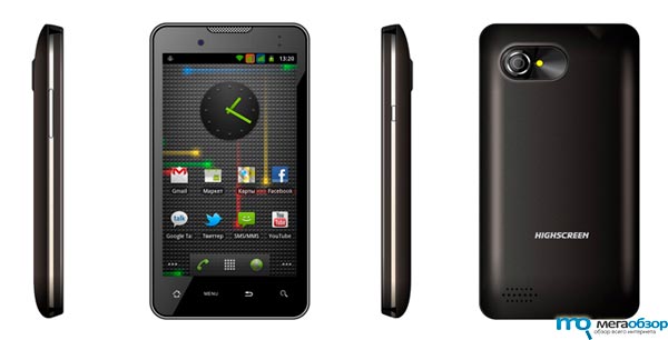Смартфон Highscreen Yummy Duo: большой экран, две SIM-карты и Android width=