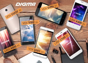 Digma VOX и Digma LINX новые линейки смартфонов