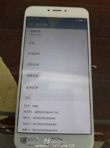 Смартфон Meizu MX6 засветился в сети