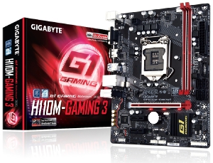 Плата Gigabyte GA-H110M-Gaming 3 предназначена для игровых ПК
