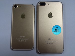 Золотистые iPhone 7 и iPhone 7 Plus