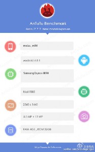 Продвинутый смартфон Meizu засветился в сети