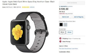 Apple Watch стремительно теряю в цене