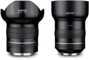 Samsung анонсировала объективы Premium MF 85mm F1.2 и Premium MF 14mm F2.4