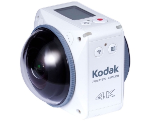 Представлена экшен-камера Kodak Pixpro 4KVR360 с поддержкой сферической видеосъемки