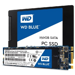 Первые SSD накопители WD Blue и WD Green