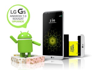 LG G5 начал получать обновление до версии Android 7.0 Nougat