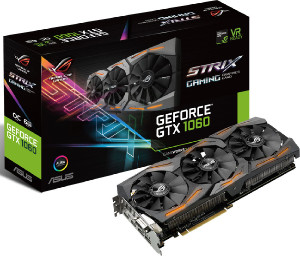 ASUS пополнила ассортимент графических ускорителей очередной новинкой — Strix GeForce GTX 1060 OC