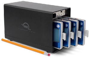Other World Computing (OWC) предлагает внешние хранилища Thunderbay 4 Mini RAID