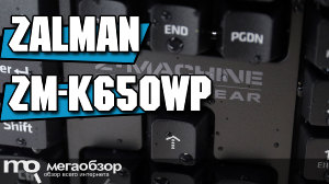 Обзор Zalman ZM-K650WP. Игровая клавиатура с влагозащитой