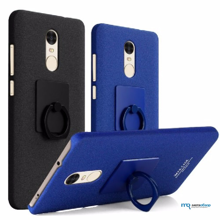 IMAK Matte Ring Пластиковый кейс с кольцом для Xiaomi Redmi Note 4