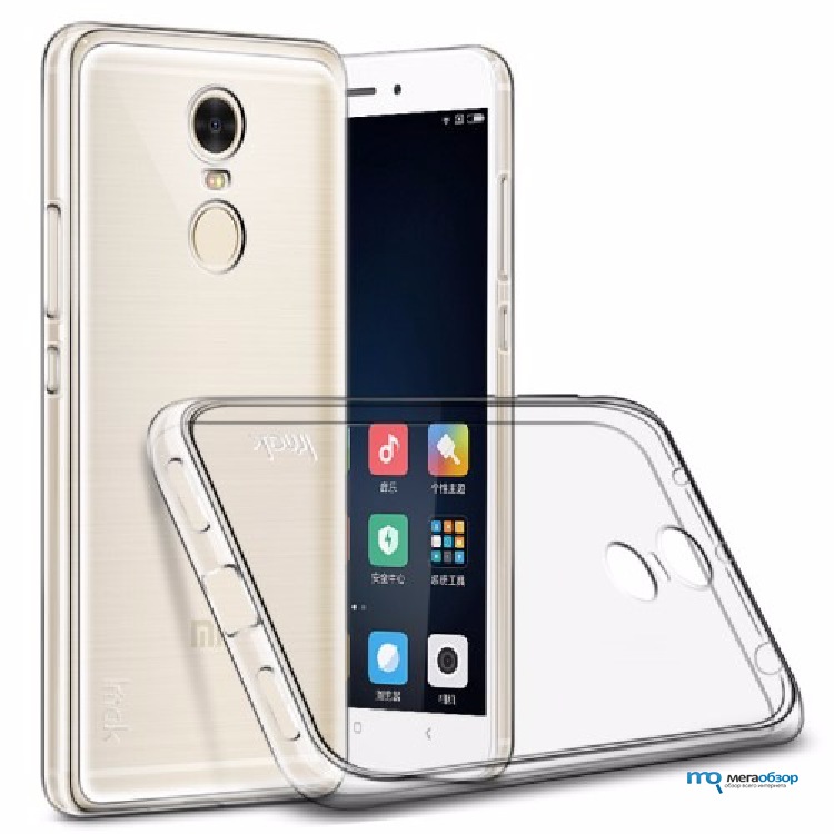IMAK Stealth Case Прозрачный силиконовый бампер для Xiaomi Redmi Note 4