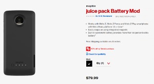 Новые Moto Mod с аккумулятором Mophie и доком для авто