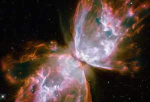 Снимок двойной звезды от NASA. 