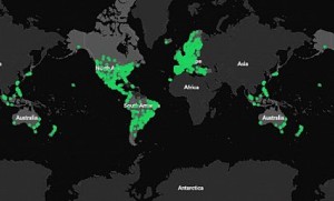 Музыкальная карта мира появилась в сети. 