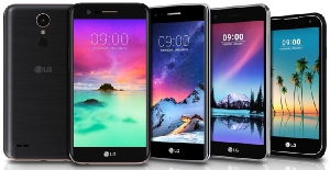LG показала пять смартфонов