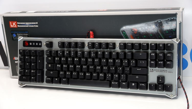 Обзор A4Tech Bloody B845R. Игровая клавиатура с левым расположением цифрового блока - MegaObzor