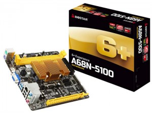 Biostar представила Mini-ITX плату A68N-5100 с APU Kabini