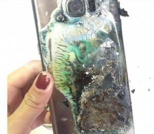 В Китае подорвался Samsung Galaxy S7 