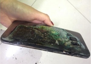 Samsung Galaxy S7 загорелся в Китае