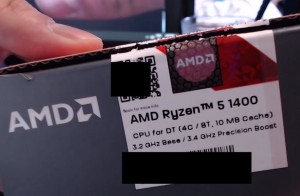 В сеть утекла информация о AMD Ryzen 5 1400