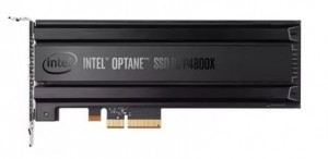 Intel работает на пользовательской 900P Optane SSD с большой емкостью