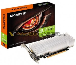 Фотографии GeForce GT 1030 с пассивным охлаждением