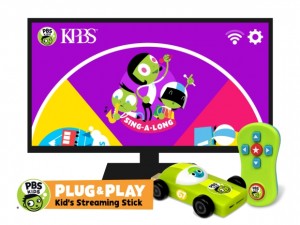 Детский ТВ-брелок Kids Plug & Play представлен в виде  игрушечного автомобиля