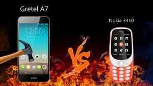Компания Gretel сравнила свой новый смартфон A7