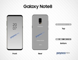 Рендеры и дата выхода Samsung Galaxy Note 8