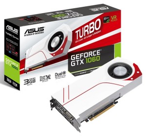 Представлена видеокарта ASUS Turbo GeForce GTX 1060 3GB