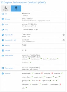 OnePlus 5 показался на бенчмарке